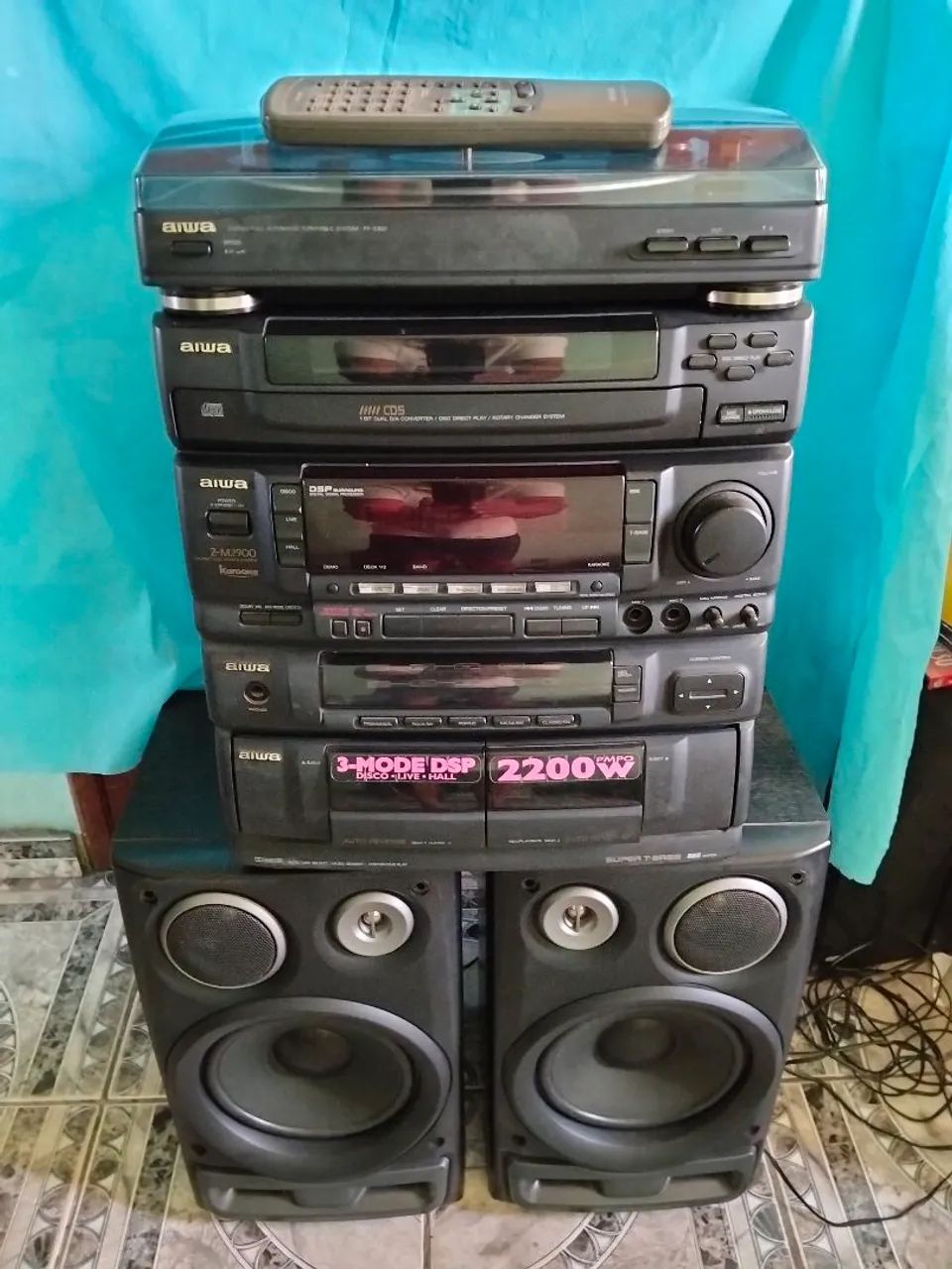 System Aiwa funcionando  - Foto 5