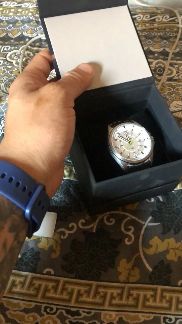 Relógio Oriente prata 400$ 1semana de uso  - Foto 5