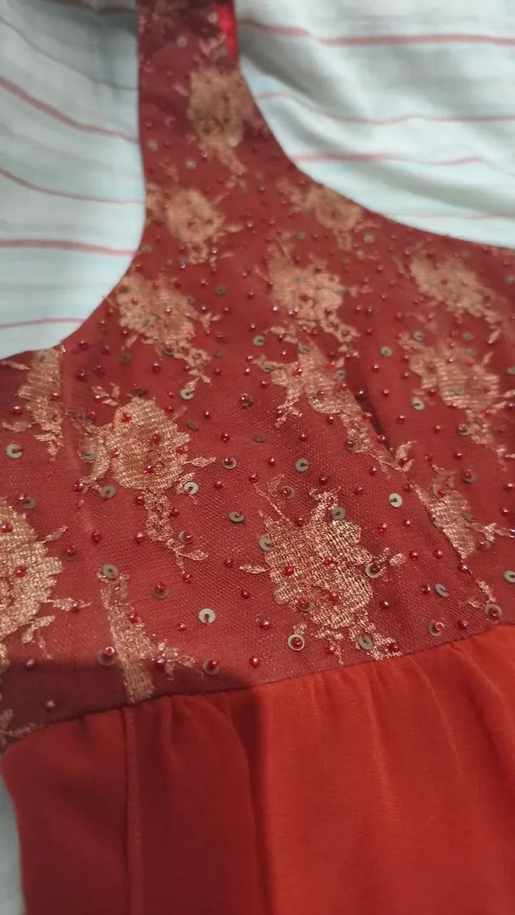 Vestido terracota P - Foto 3