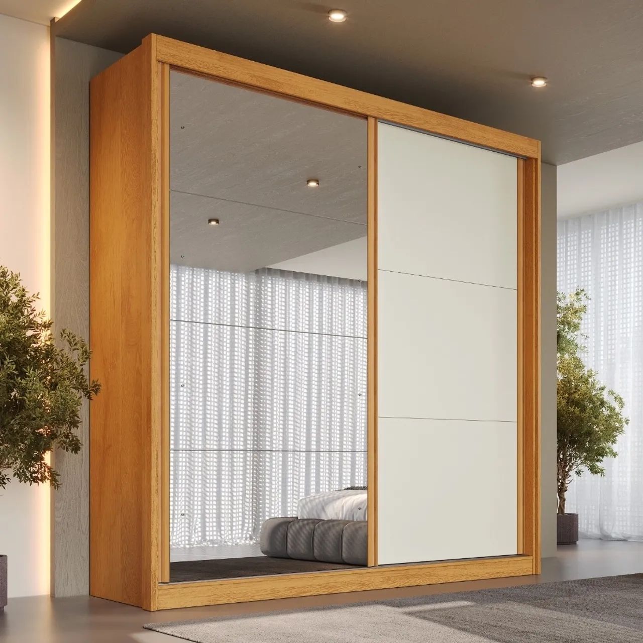 Guarda-Roupa 2 Portas Solteiro  151m  100%MDF tt54 - Foto 4