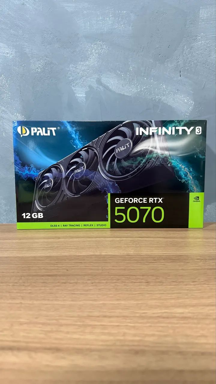RTX 5070 Palit Infinity 3 12GB GDDR7 - NOVA E LACRADA