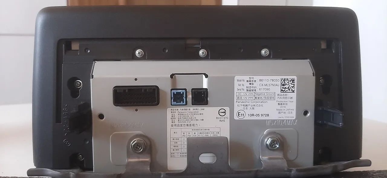 Multimídia Lexus NX300 AM/FM 2018-2021 com tela de 8 polegadas (conjunto OEM *0) - Foto 3