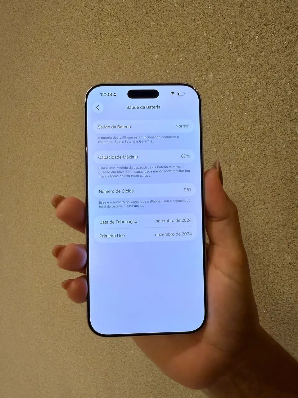 iPhone 16 Pro Max 256GB - Titânio Branco - Foto 4