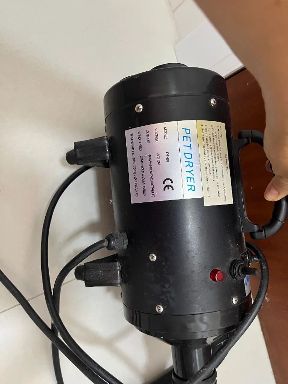 Secador e soprador profissional para animais gopetclub .produto usado porém em ótimo func. - Foto 2