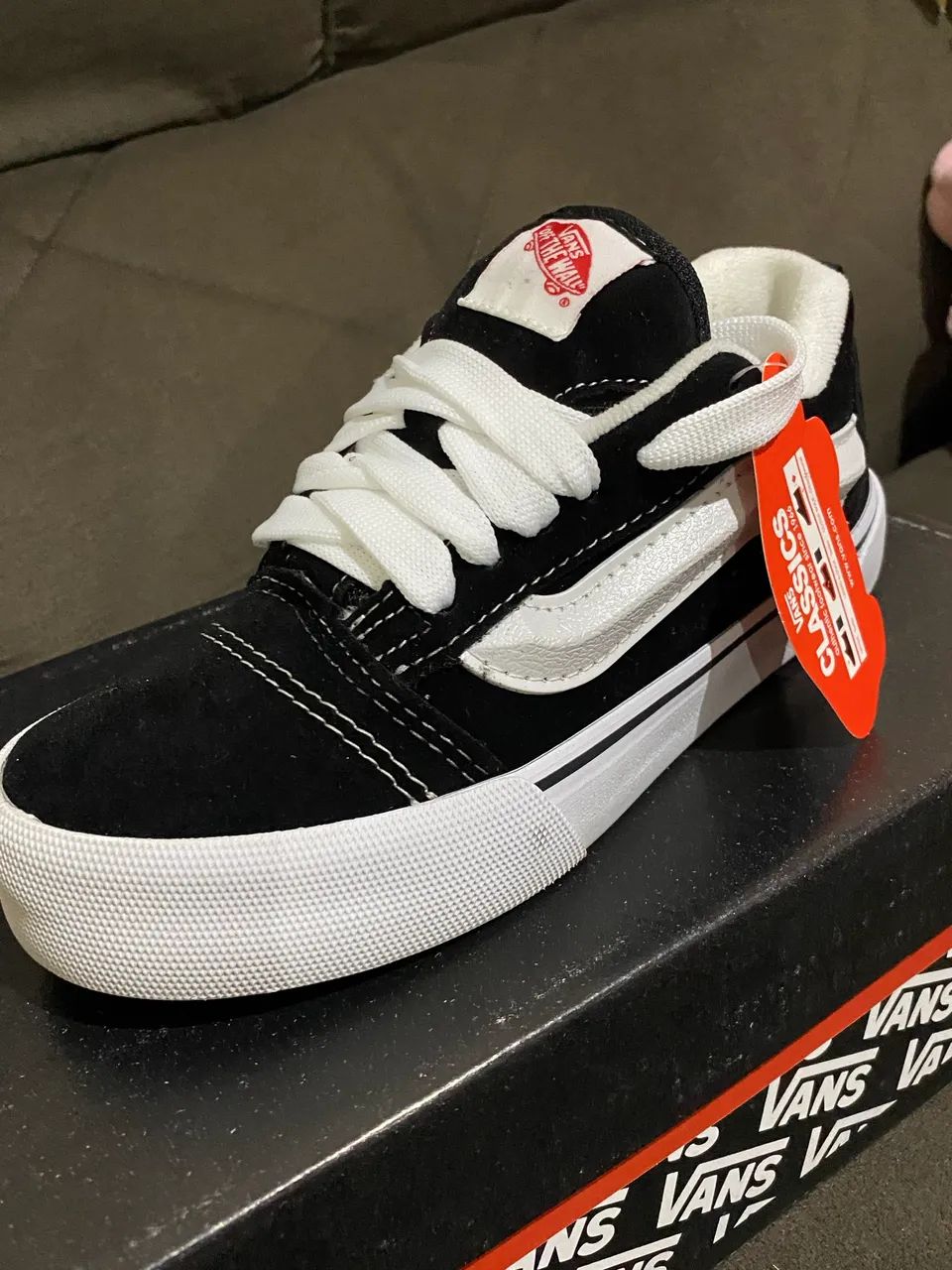 Vans Old Skool Platform Black/White - Foto 2