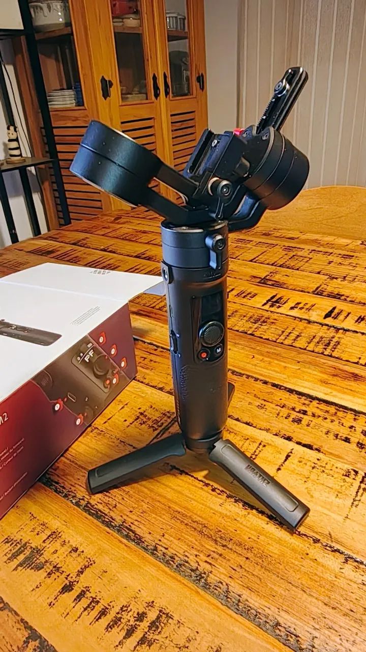 Estabilizador Zhiyun Crane M2 3 Eixos Gimbal Câmera ou Celular - Foto 3