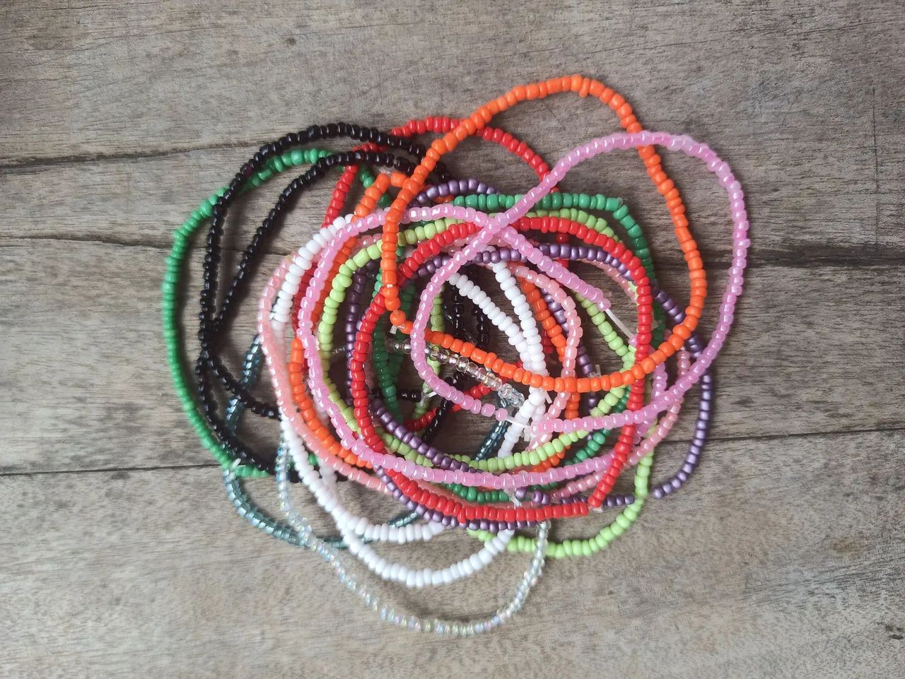 Conjunto pulseiras de miçanguinhas (10 unidades) - Foto 3