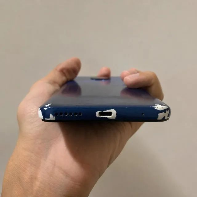 Celular Moto E7 Plus com capinha e carregador - Foto 5
