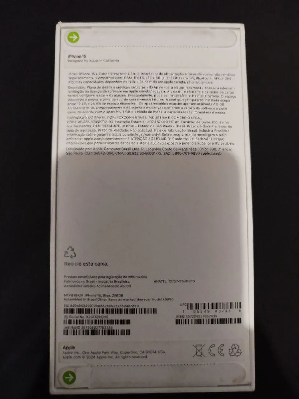 iPhone 15 novo  - Foto 3