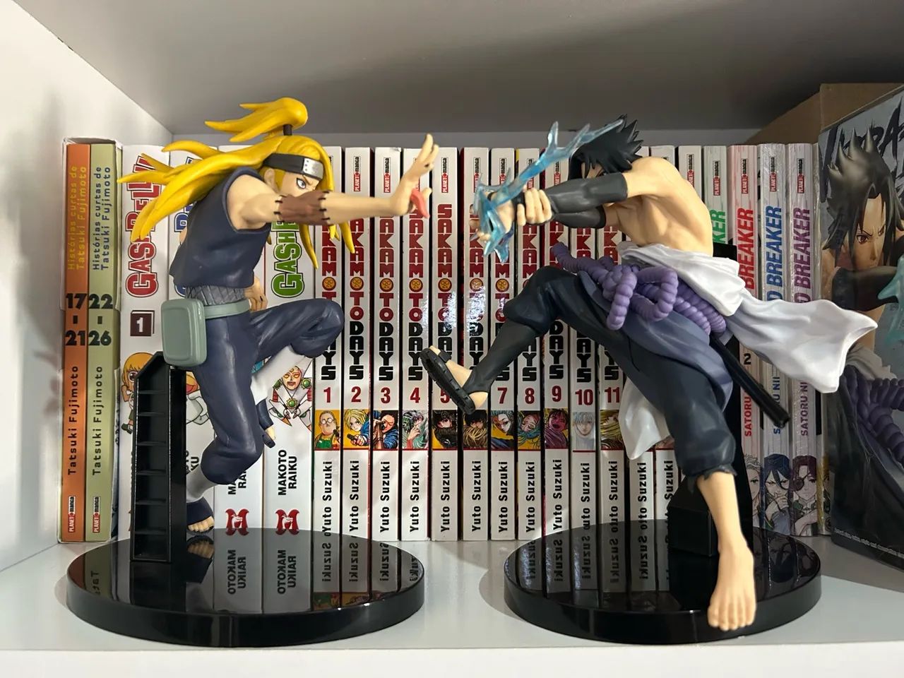 Conjunto Figure Sasuke e Deidara + base personalizada  - Foto 2