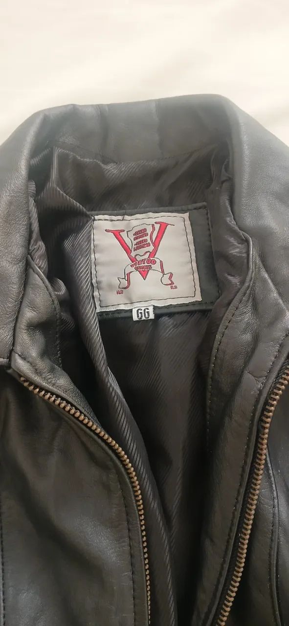 Vendo jaqueta de couro original  - Foto 3