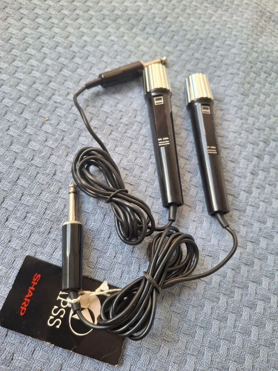 2 Microfones Antigos Sharp Mc 22DL - retirada asa norte - Foto 2
