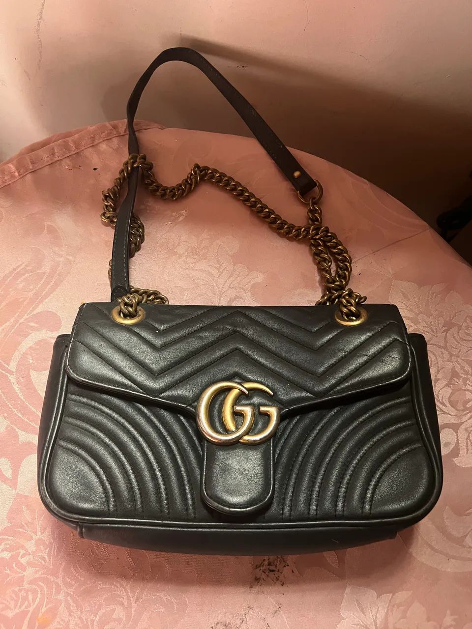 bolsa gucci marmont gg 