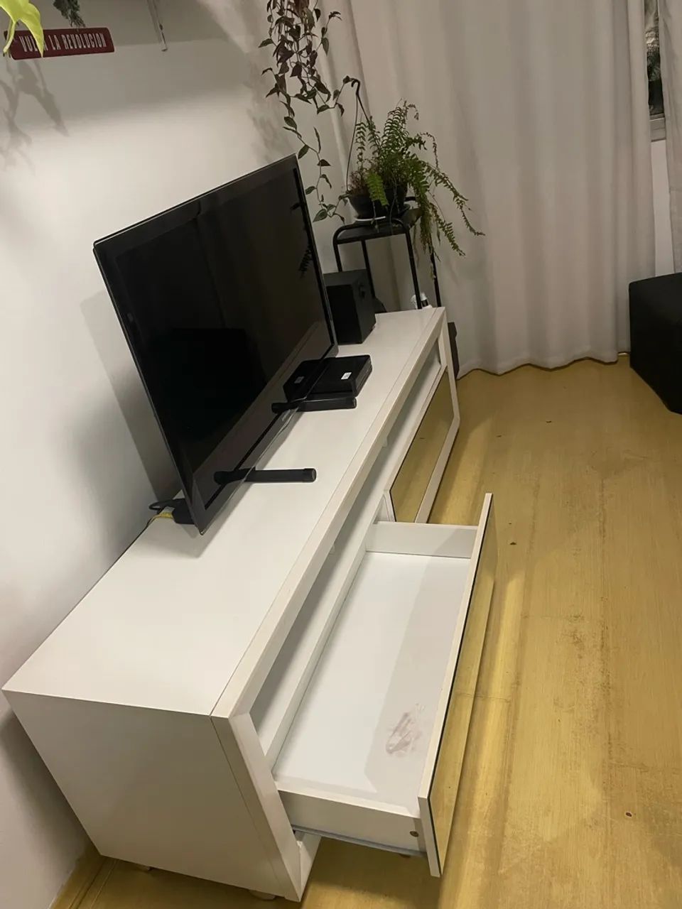 Rack branco com gavetas - Foto 3