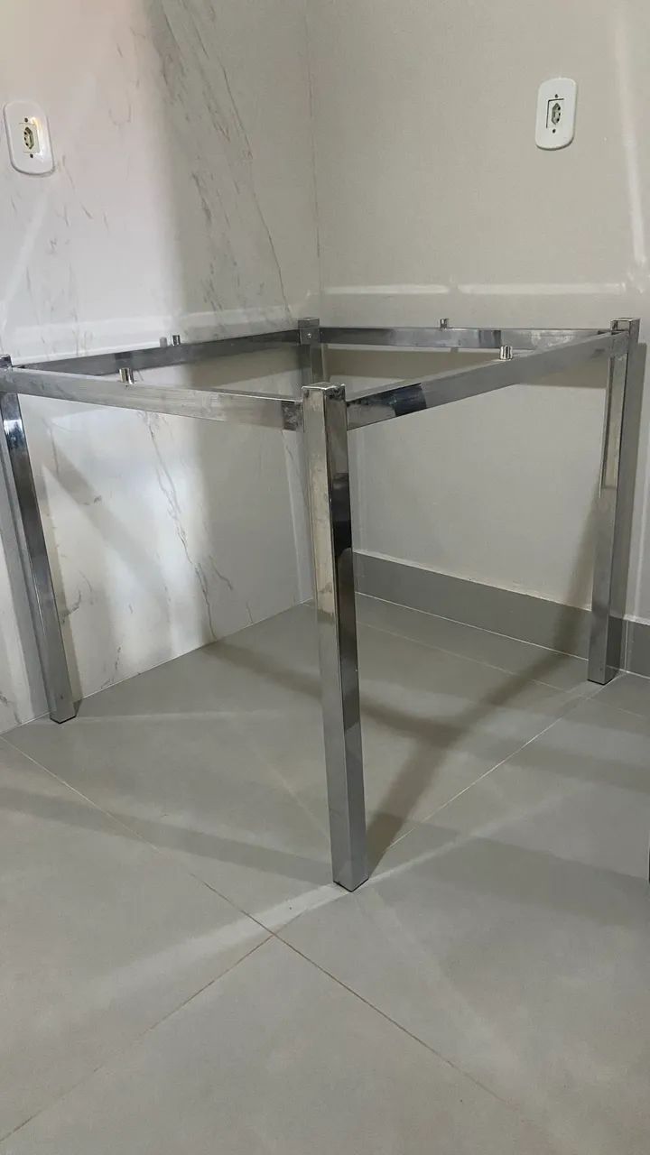 Bate de meta mesa vidro - Foto 3