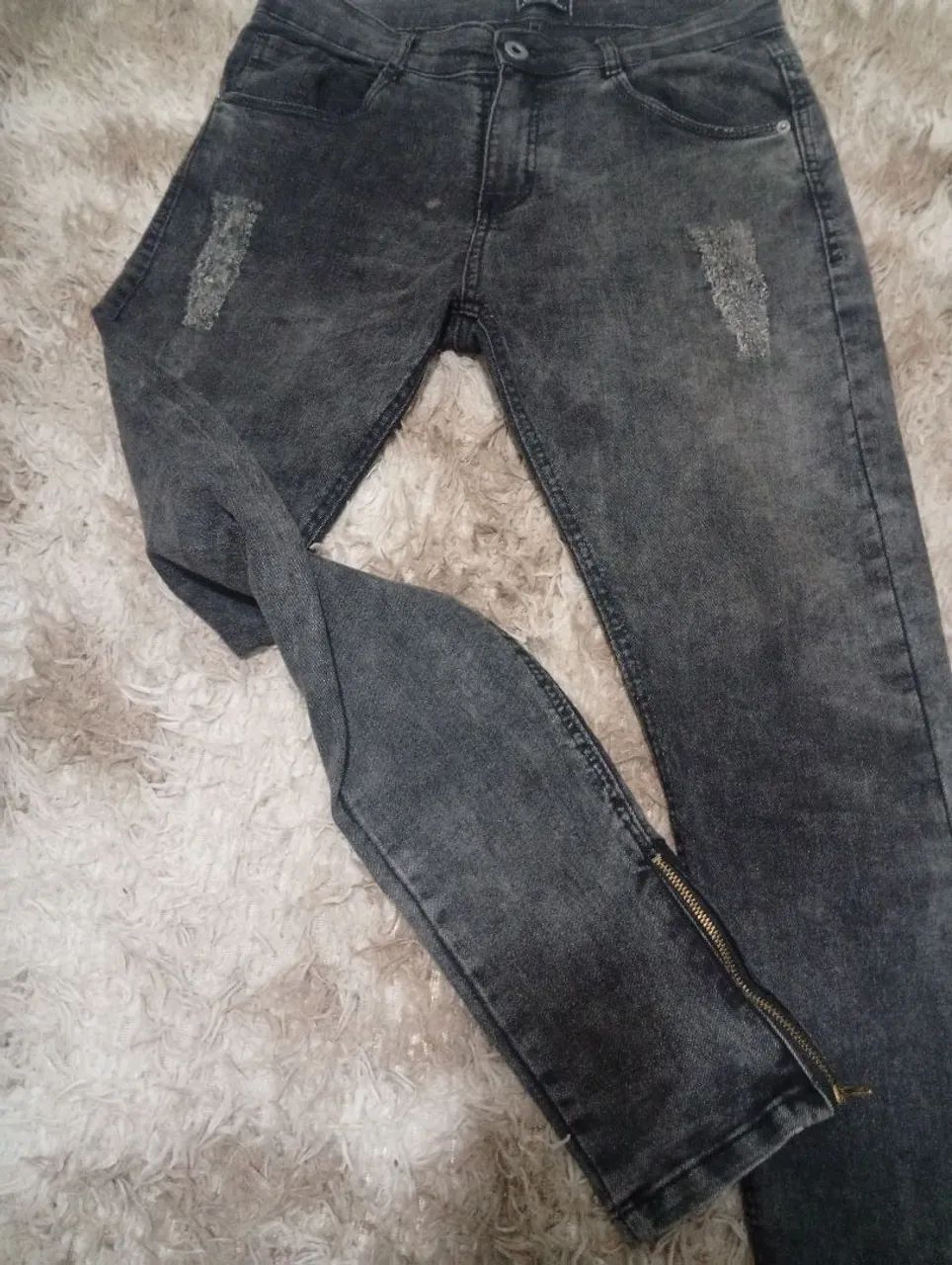 Calça skiny preta estilosa  - Foto 2