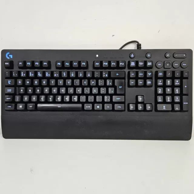 Teclado Gamer Logitech G213 com Layout ABNT2, RGB LIGHTSYNC