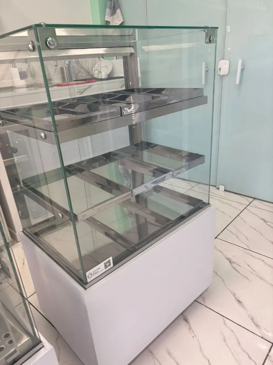 Vitrine Estufa Inox 0,70m - Foto 2