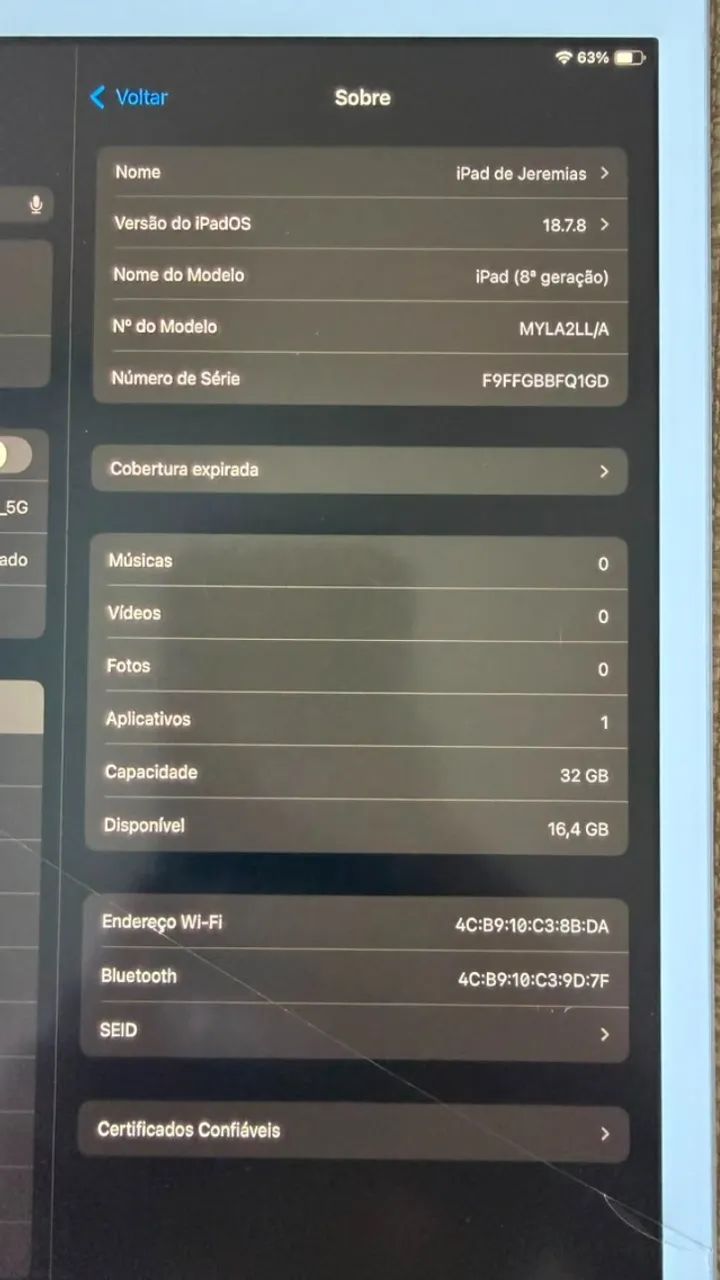 Ipad 8 geração Apple - 32gb memoria - Foto 4