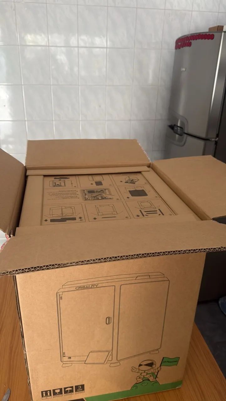 Creality K1C Impressora 3D preto 220*220*250 mm, Compatível Com CFS - Foto 2