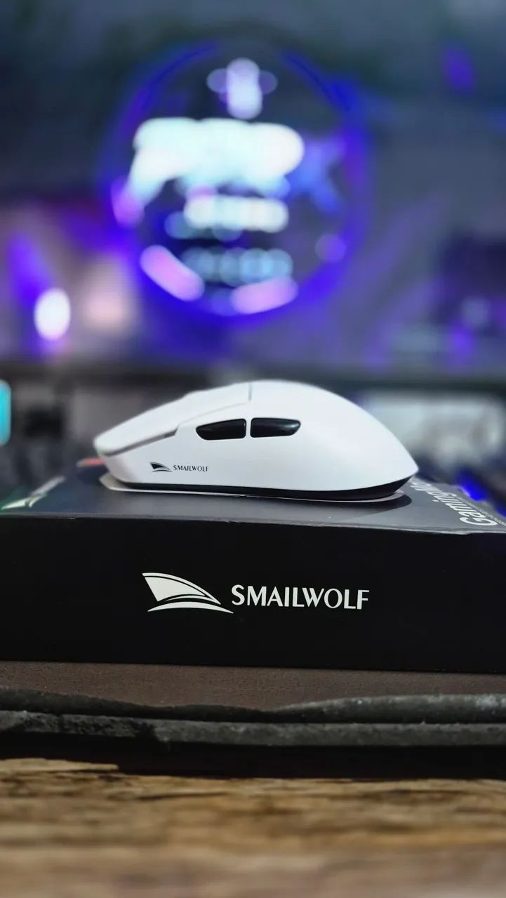 MOUSE GAMER SMAILWOLF M3 ? SEM FIO | 12.000 DPI | TRI-MODE - Foto 4
