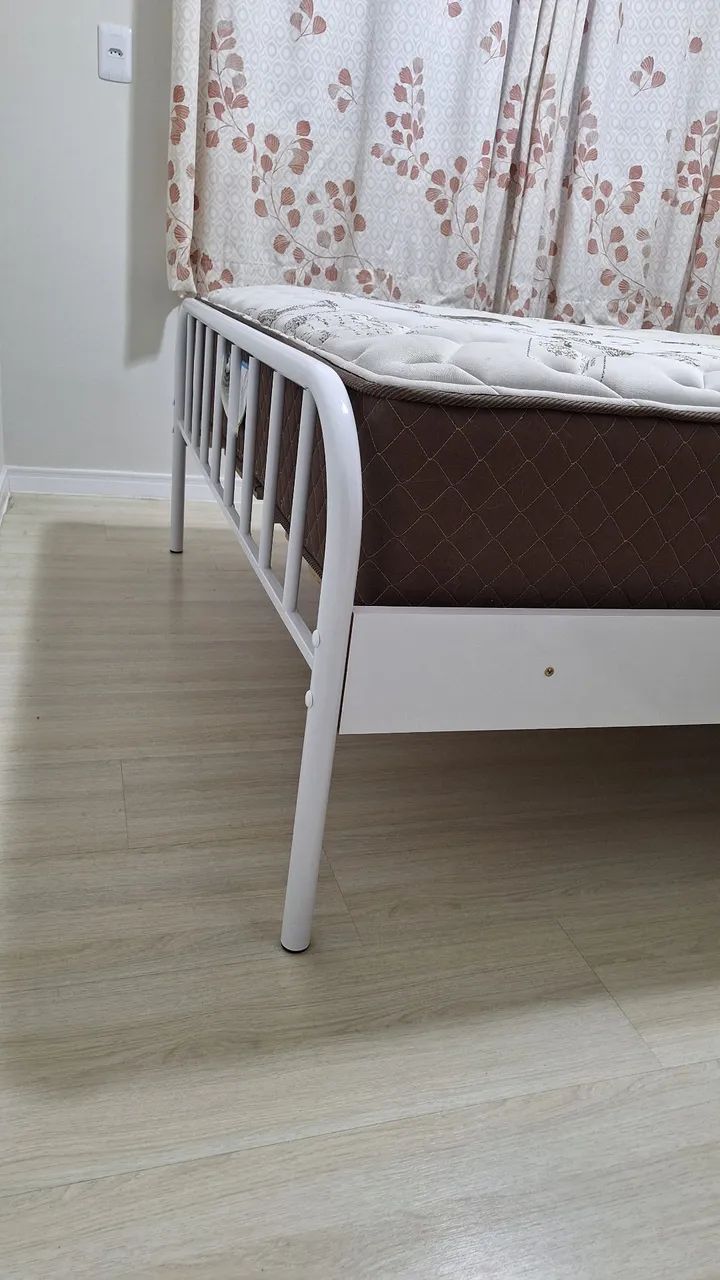 Cama casal ferro + colchão Ecoflex  - Foto 3