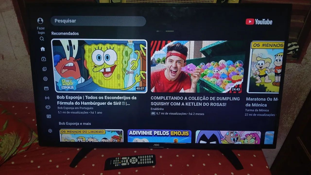 Vendo tv aoc 43 polegadas smart funcionando perfeitamente valor 850 pra vim buscar  - Foto 3