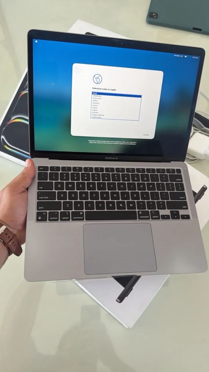 MacBook M1 Air 256GB -  Parcelamos Em Até 18x - Emitimos NF - Entrega Grátis - Foto 2