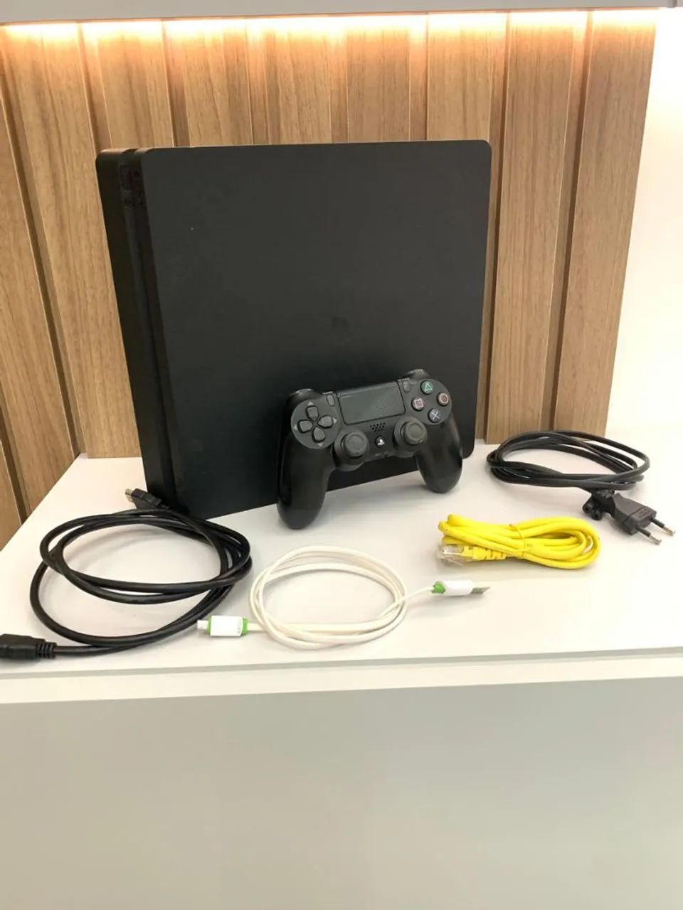Ps4 slim 1 tb + 1 jogo PES 2021 - Foto 3