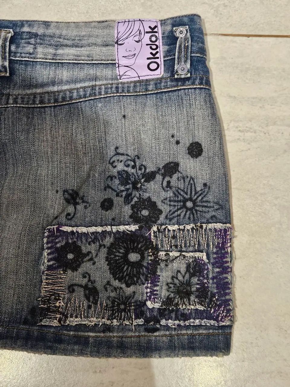 mini saia jeans g  - Foto 3