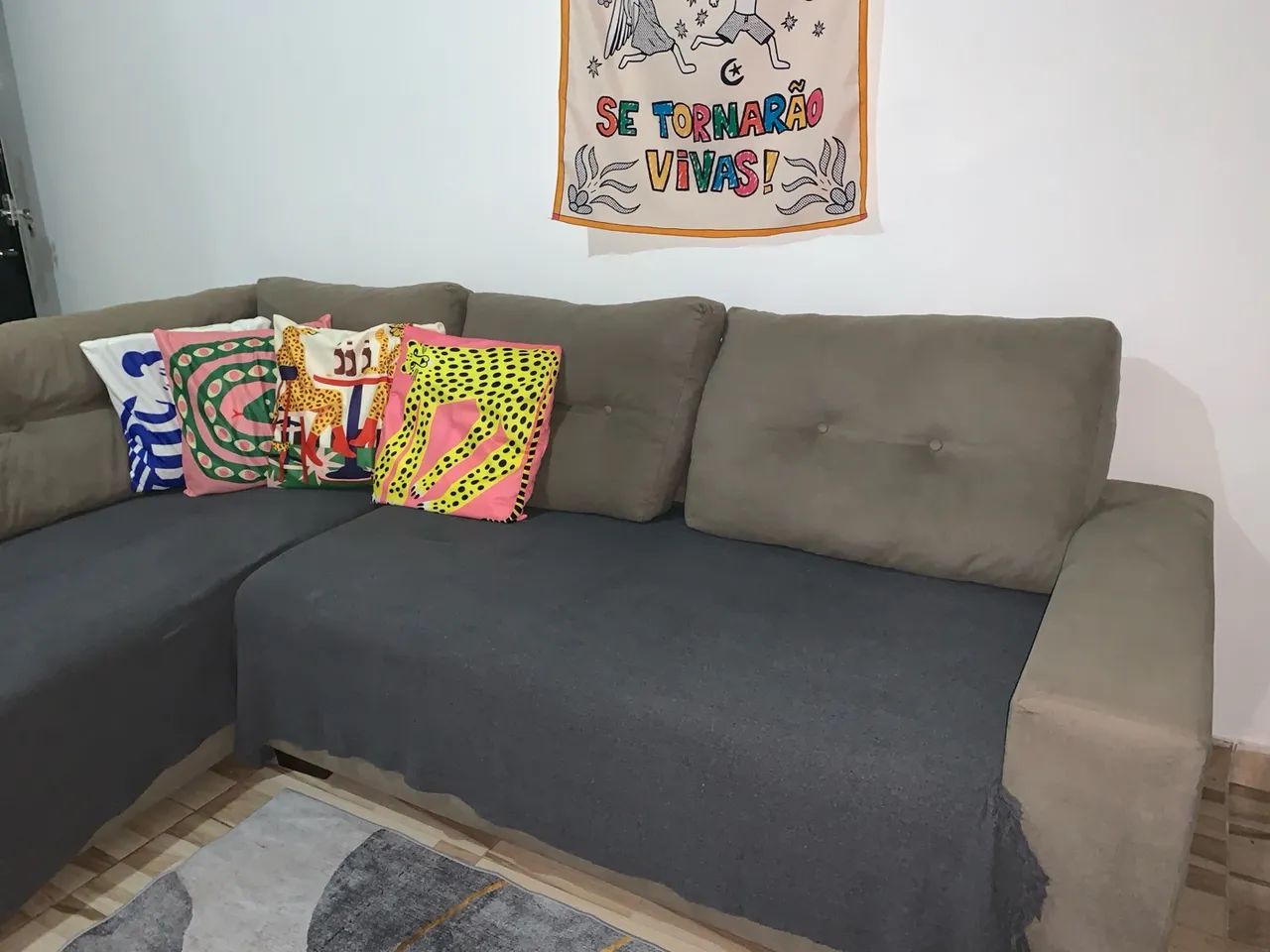 Sofá 5 lugares ótimo estado semi-novo!!  - Foto 2