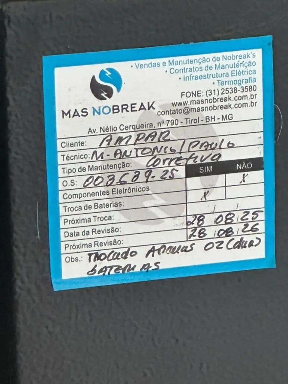 No break engetron double way trifásico  - Foto 2