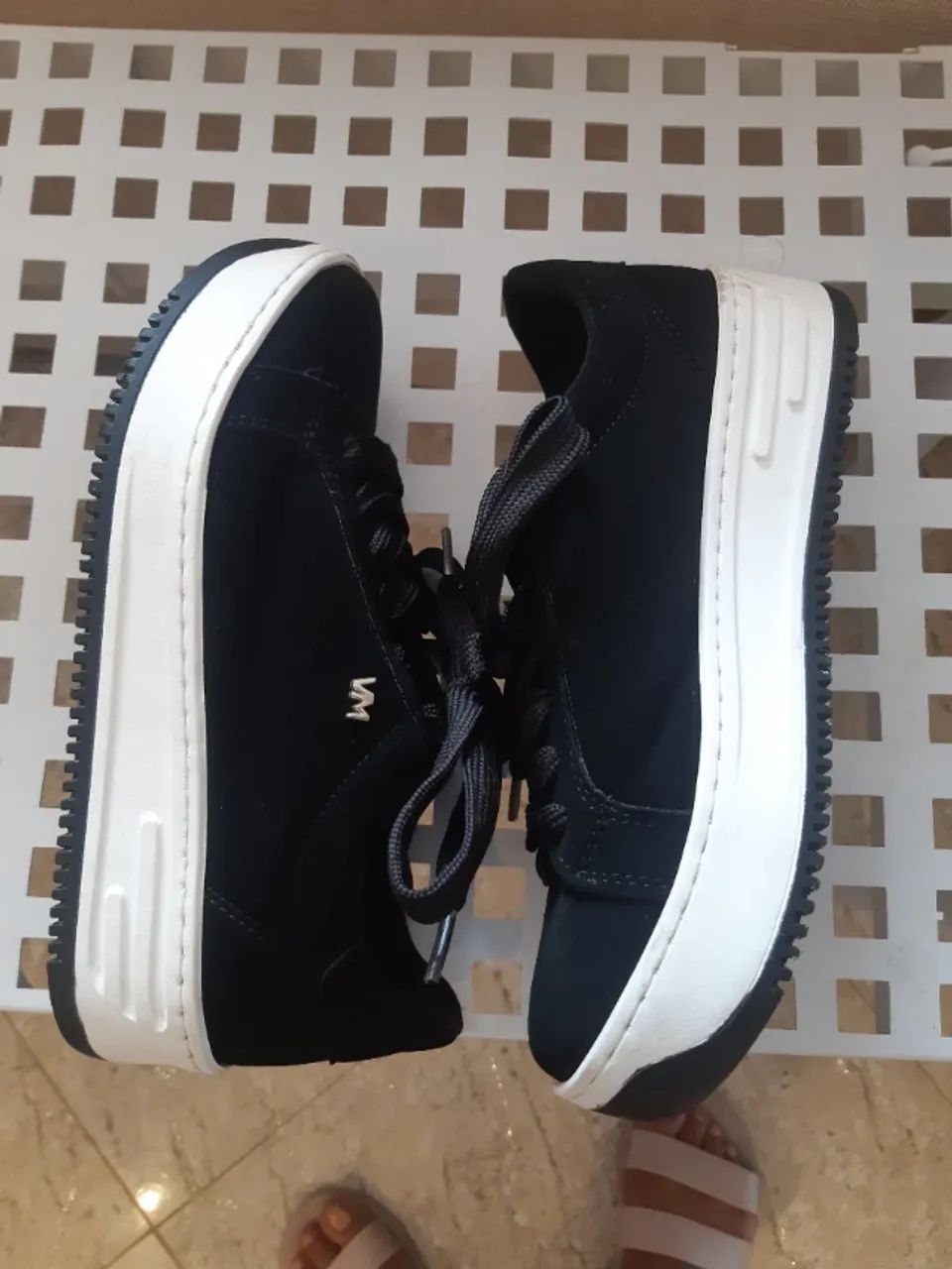 Tênis feminino Via Marte plataforma nobuck - Foto 2