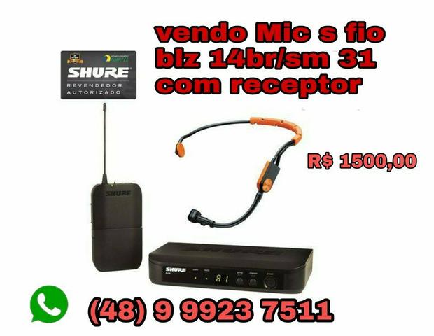Mic headset shure