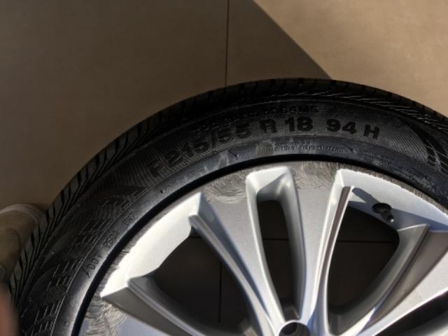 Roda Avulsa Tracker Aro 18 + Pneu Continental Pm215/55 R18 - Foto 5