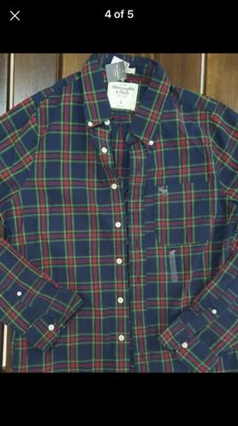 Camisa xadrez Abercrombie - Foto 3