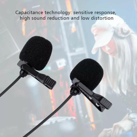 Microfone Duplo De Lapela Para Celular Smartphones