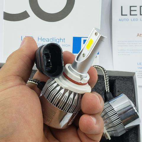 Super Led C6 HB4 9006 72W 7600LM - Foto 4