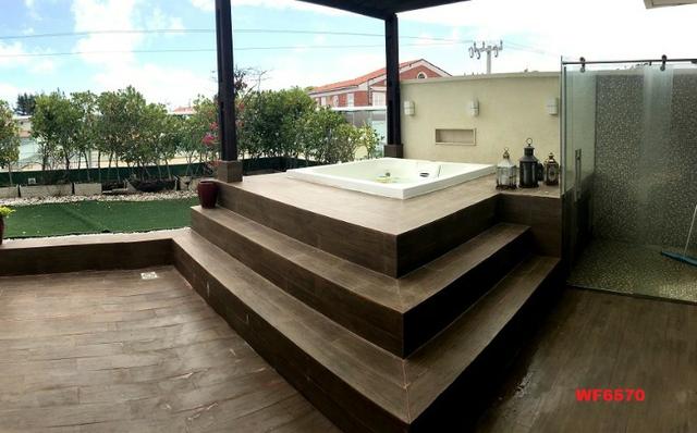 Condomínio Stellarium, casa tríplex com 5 suítes, 8 vagas de garagem, Elevador - Foto 18