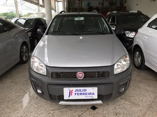 Fiat Strada 1.4 Hard Working 3P Flex Cinza - Foto 2