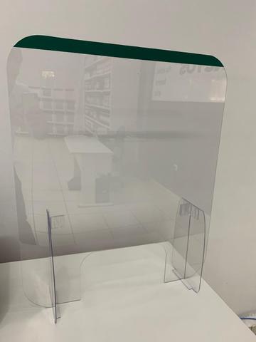 Barreira de proteção transparente