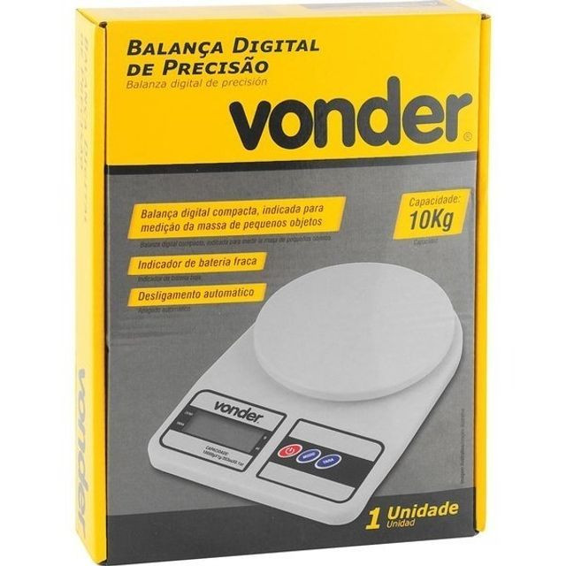 Balança Digital 10 Kg Vonder - Foto 2