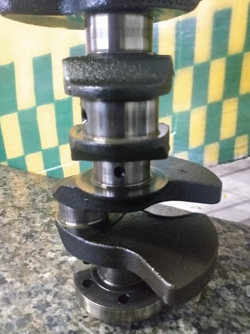 virabrequim vw gol fox up 1.0 12v 3cc std - Foto 4