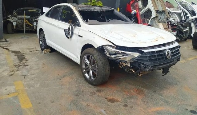 Jetta Highiline 1.4 2019 Cambio Capo Airbag Farol Mecanica Motor Suspensão Porta Sucata  - Foto 4
