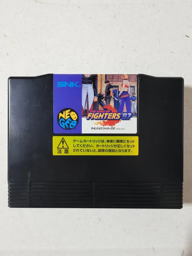 KOF97 THE KING OF FIGHTERS 97 SNK NEO GEO AES Cartridge, Manual