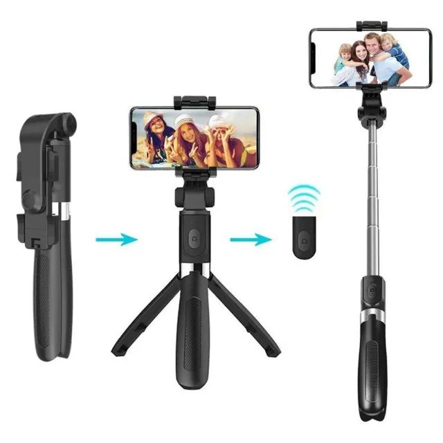 Bastão Pau Selfie Tripe Bluethooth Controle Remoto Blutuf