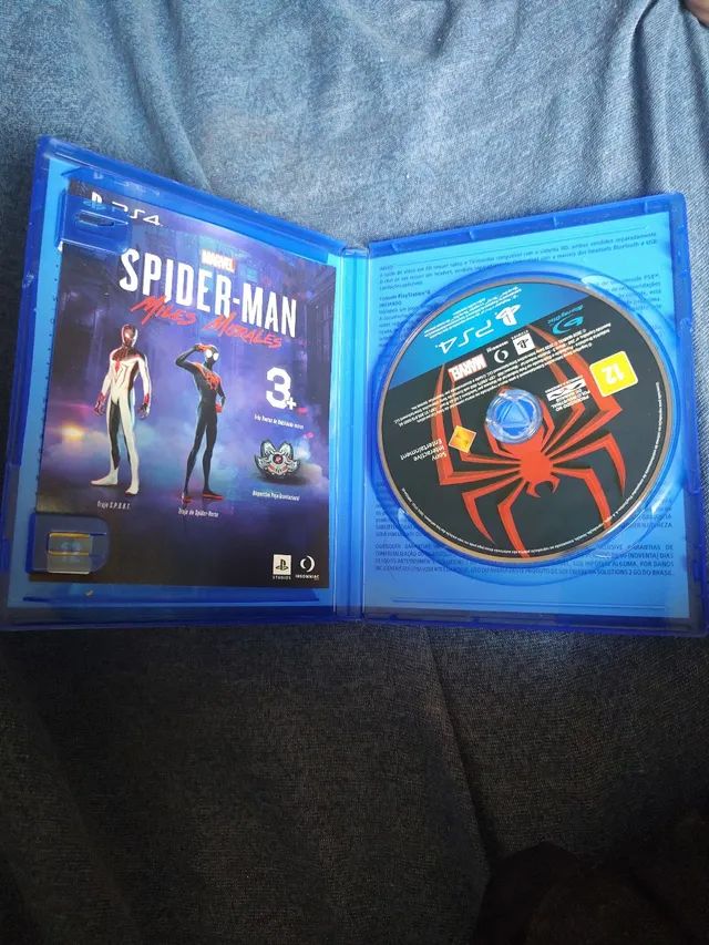 JOGO SPIDER-MAN ORIGINAL PS4 MIDIA FISICA CD.