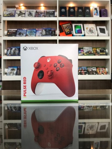 Controle Xbox Pulse Red Original | Loja Física | Em Até 12x Sem Juros al