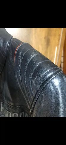 Jaqueta Harley Davidson de couro impermeável  - Foto 5