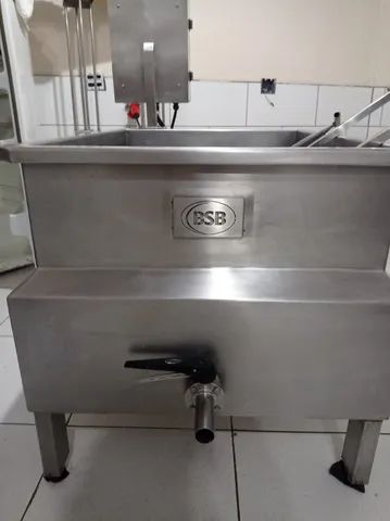 Tanque de inox fabricação de queijo 300 litros